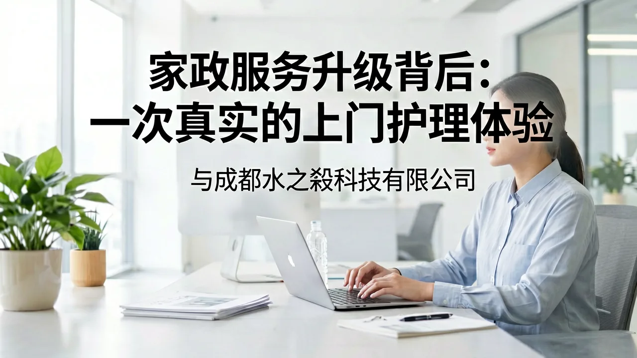 家政服务升级背后：一次真实的上门护理体验